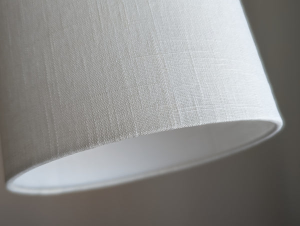 20cm Oatmeal Linen A-line Tapered Lamp Shade