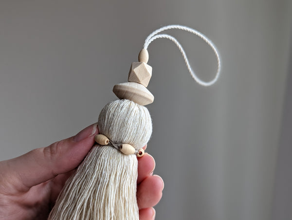 Natural Cotton Fun and Funky Tassel #106