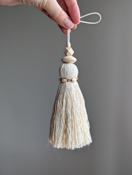Natural Cotton Fun and Funky Tassel #106