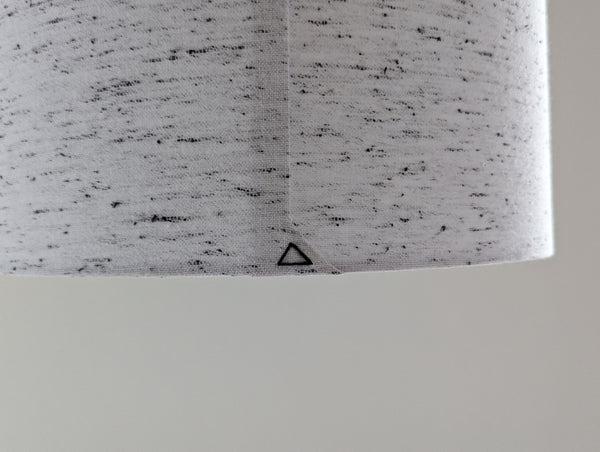 12D x 10H Cookies and Cream Fabric Lamp Shade