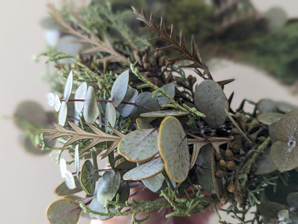 Eucalyptus and Cedar Wreath - Small