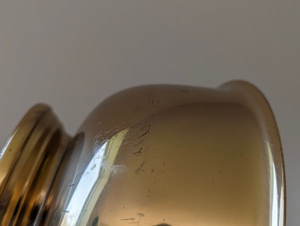 Vintage Brass Oversized Candle