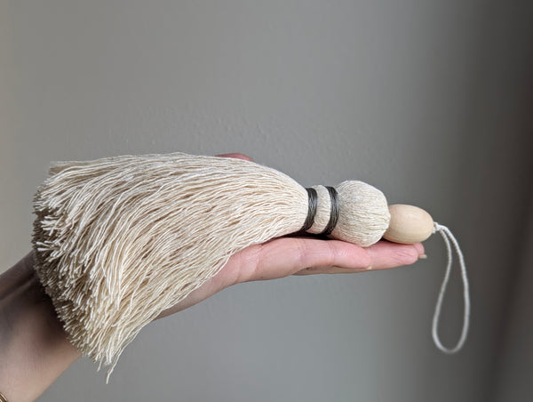 Natural Cotton Tassel #127 - Chic Tube Sock