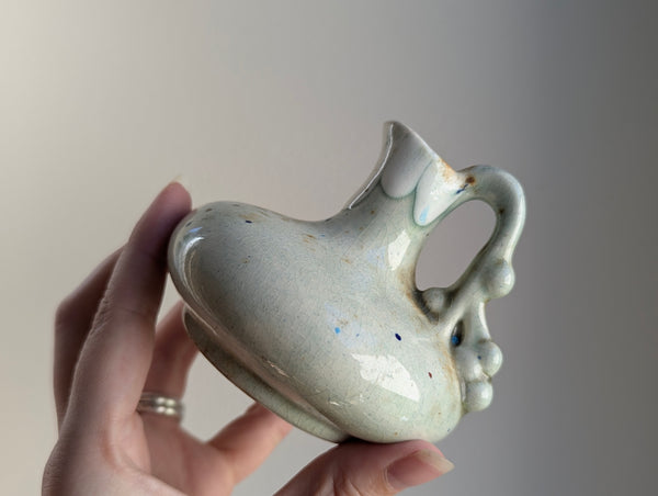 Vintage Small Ceramic Celadon Jug