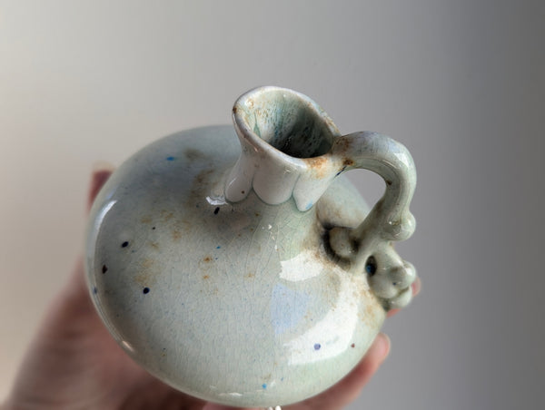 Vintage Small Ceramic Celadon Jug