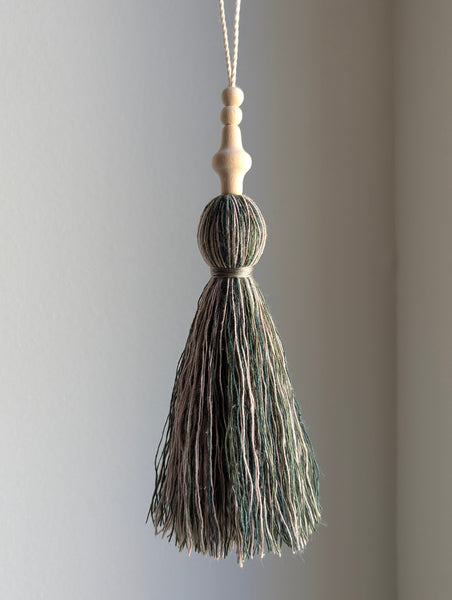 Green and Maeve Natural Cotton Tassel