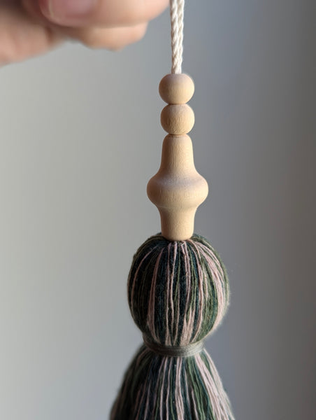 Green and Maeve Natural Cotton Tassel