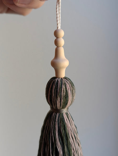 Green and Maeve Natural Cotton Tassel