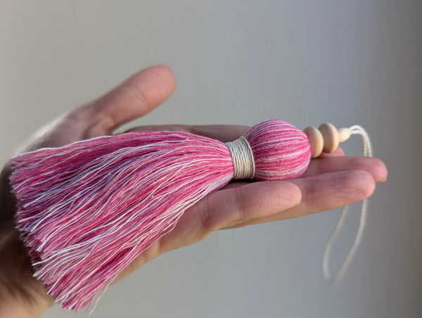 Unicorn Tails Natural Cotton Tassel