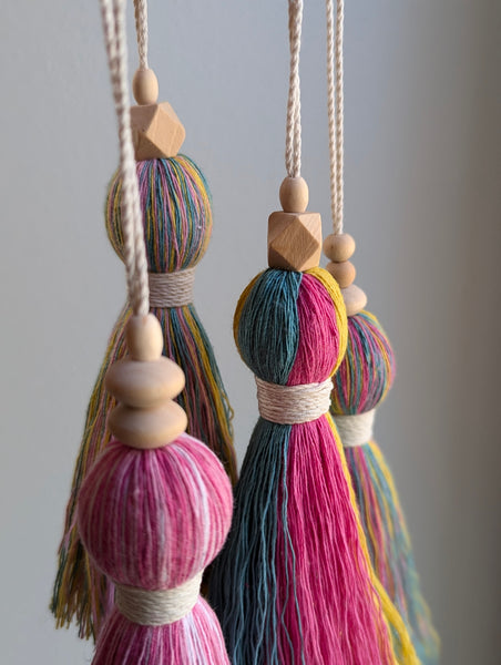 Unicorn Tails Natural Cotton Tassel