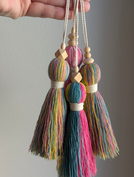 Unicorn Tails Natural Cotton Tassel