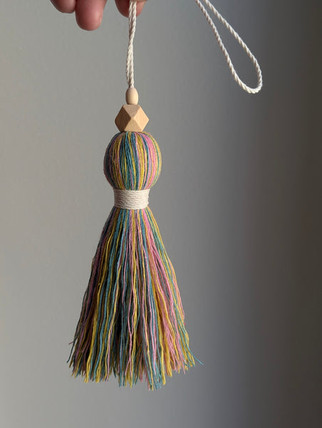 Unicorn Tails Natural Cotton Tassel