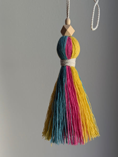 Unicorn Tails Natural Cotton Tassel