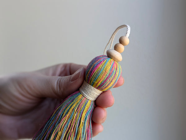 Unicorn Tails Natural Cotton Tassel