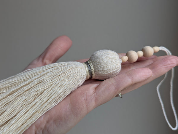 Natural Cotton Tassel #114