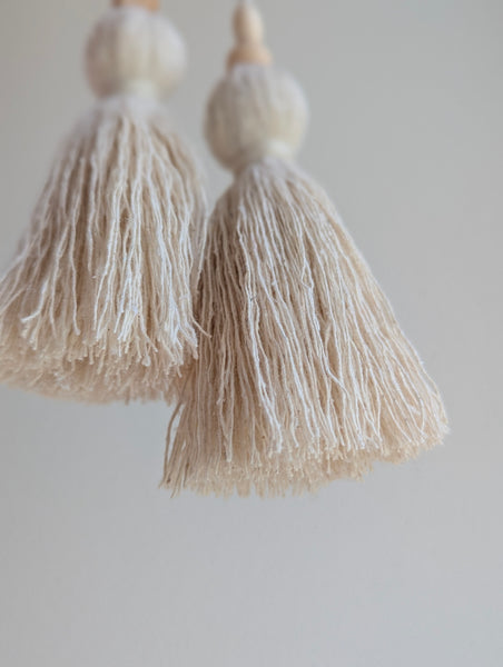 Asymmetrical Double Tassel - Whimsy