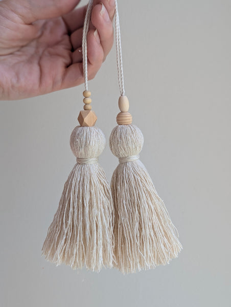 Asymmetrical Double Tassel - Whimsy