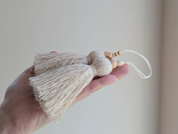 Asymmetrical Double Tassel - Whimsy