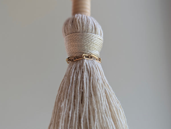 Natural Cotton Shooting Star Tassel #141