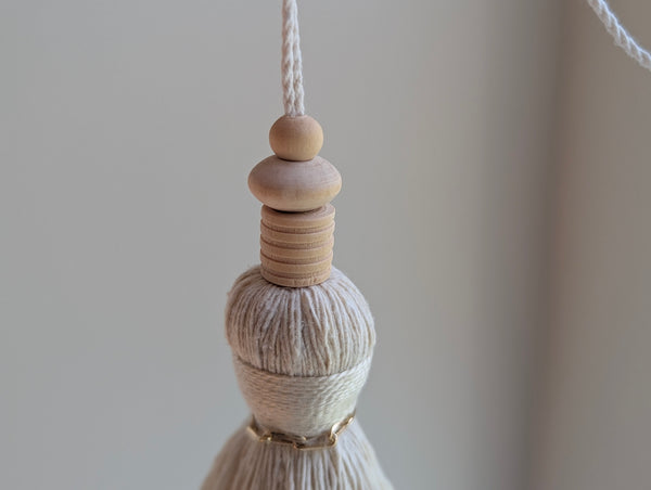 Natural Cotton Shooting Star Tassel #141