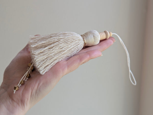 Natural Cotton Shooting Star Tassel #141