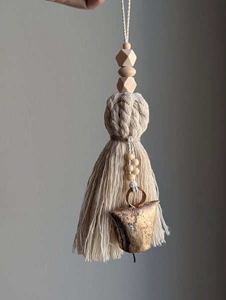 Natural Cotton Tassel with Bell #147