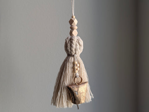 Natural Cotton Tassel with Bell #147