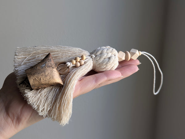 Natural Cotton Tassel with Bell #147
