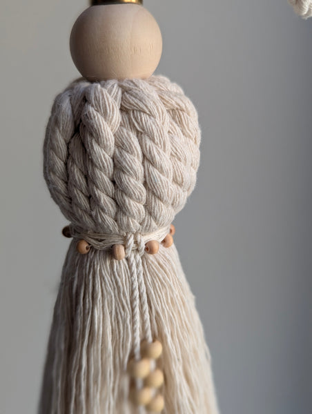 Natural Cotton Oversized Tassel with Bell #148