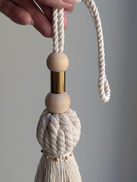 Natural Cotton Oversized Tassel with Bell #148