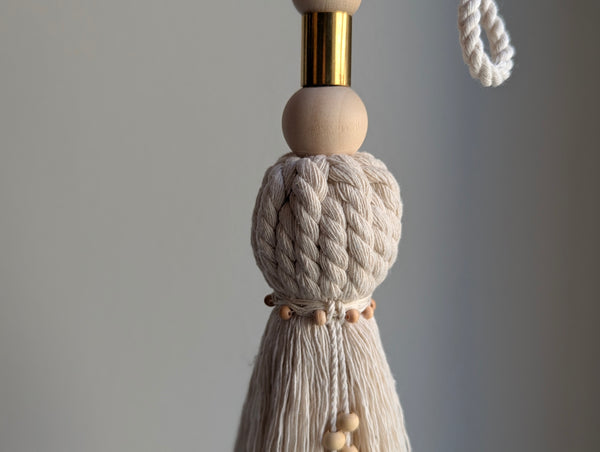 Natural Cotton Oversized Tassel with Bell #148