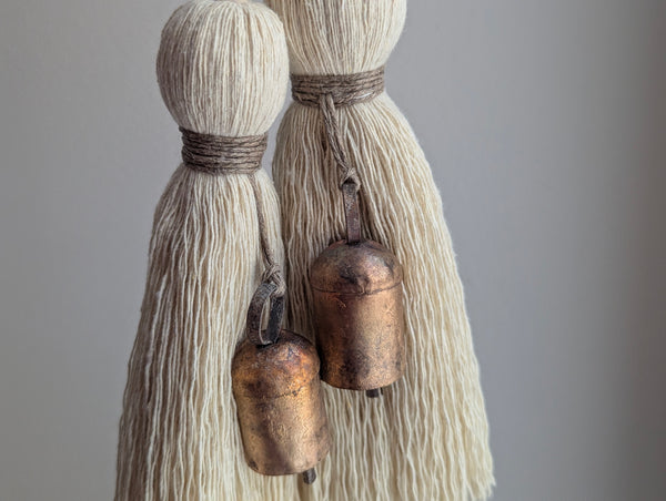 Natural Cotton Oversized Tassel with Bell #170