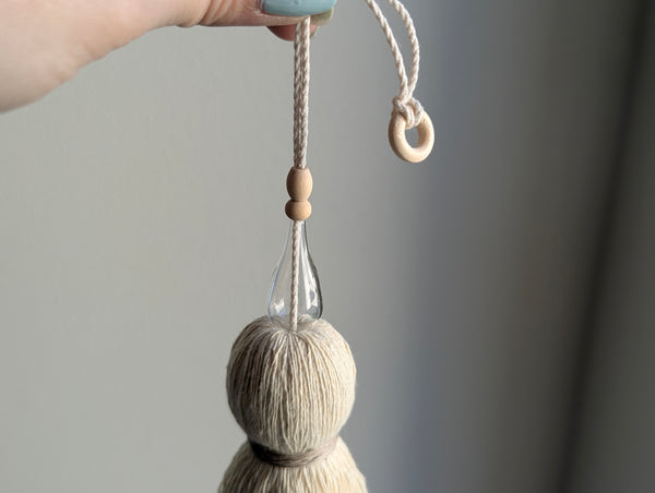Handmade Cotton Door Tassel with Snowflake #174