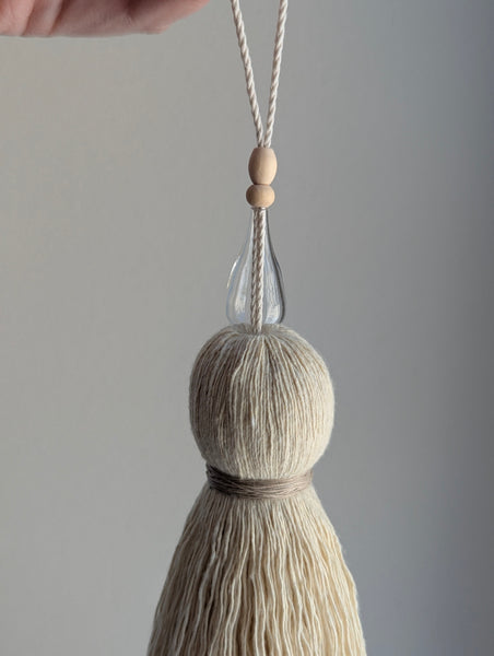 Handmade Cotton Door Tassel with Snowflake #174