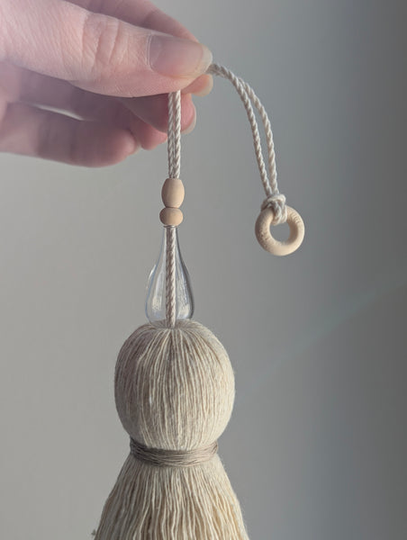 Handmade Cotton Door Tassel with Snowflake #174