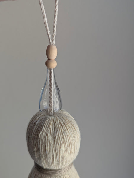 Handmade Cotton Door Tassel with Snowflake #174