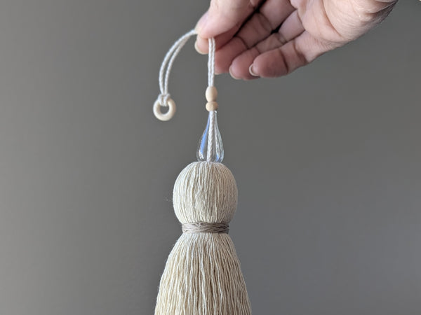 Handmade Cotton Door Tassel with Snowflake #174