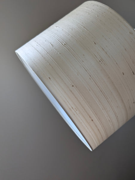 Cream Silk Lamp Shade - 15 in. D x 10 in. H