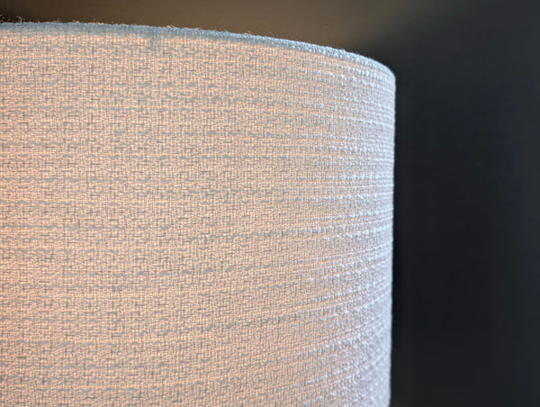 Skip Stitch Boucle Lamp Shade in Ivory