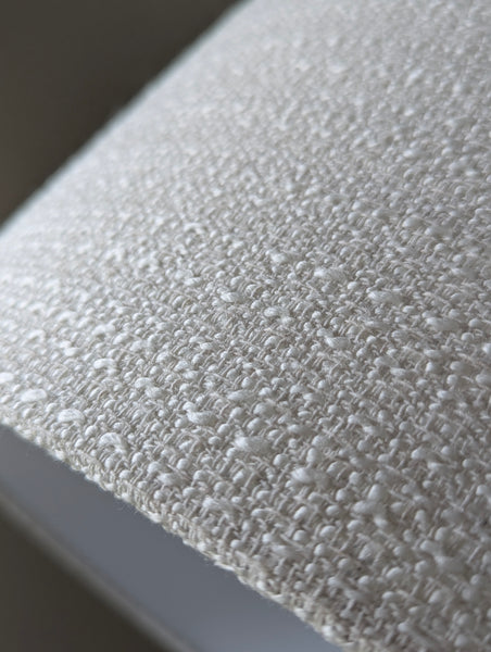 Skip Stitch Boucle Lamp Shade in Ivory