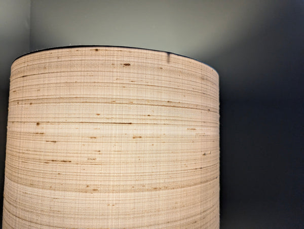 Moody Champagne Silk Lamp Shade - 11 in. D x 11 in. H