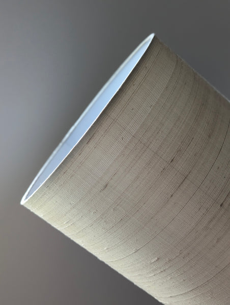 Moody Champagne Silk Lamp Shade - 11 in. D x 11 in. H