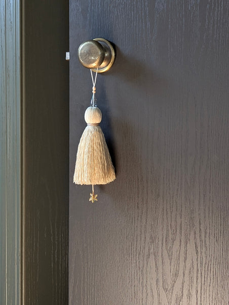 Handmade Cotton Door Tassel with Snowflake #174
