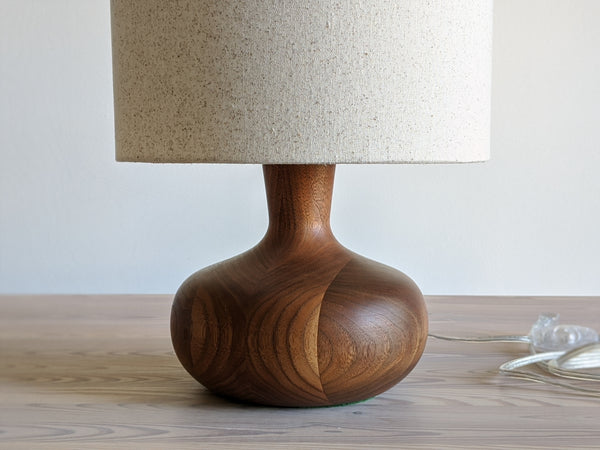 Speckled Oatmeal cotton fabric lampshade 