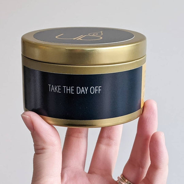 Take The Day Off Candle Tin
