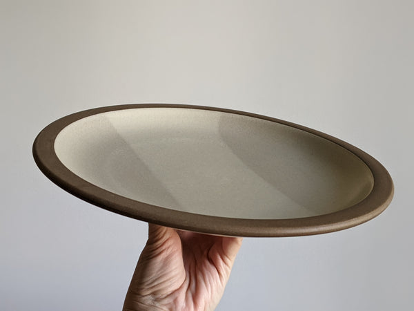 Vintage Heath Ceramics Rim Line Dinner Plate in Birch Glaze