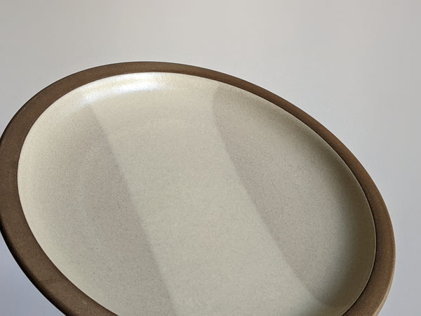 Vintage Heath Ceramics Rim Line Dinner Plate in Birch Glaze