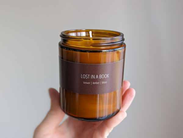 Lost In A Book Candle
