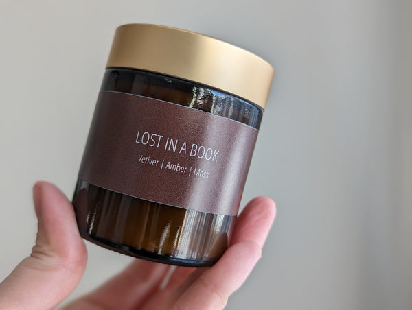 Lost In A Book Candle
