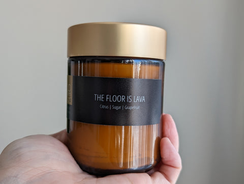 The Floor is Lava Candle